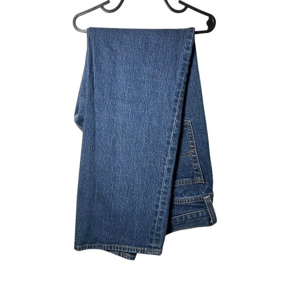 Levis Womens High-Waisted Straight-Leg Denim Jeans Size 28 NWOT Classic Blue - Picture 5 of 5